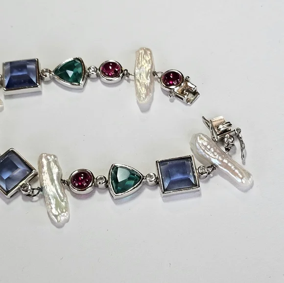 Genuine Ross Simons Bracelet in Sterling Silver. - Picture 3 of 7